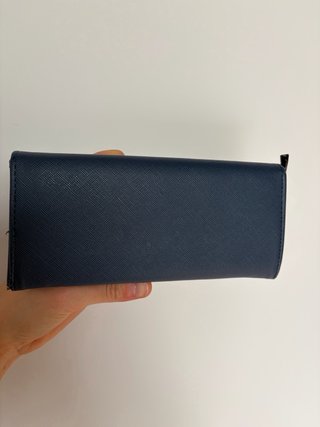 Cartera Stradivarius azul verdoso