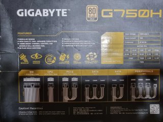 Alimentatore PC Gigabyte G750H 80 Plus Gold