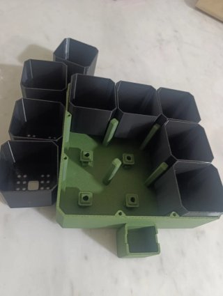 Semillero 3x3 con bandeja
