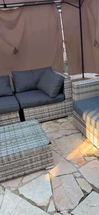 Conjunto Muebles Jardín Resina
