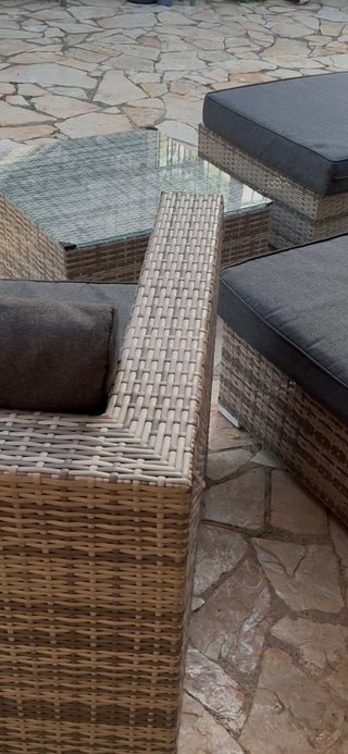 Conjunto Muebles Jardín Resina