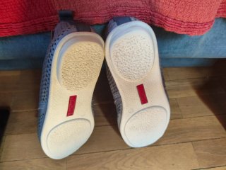 Zapatos Pikolinos Piel Perforada Beige/Gris