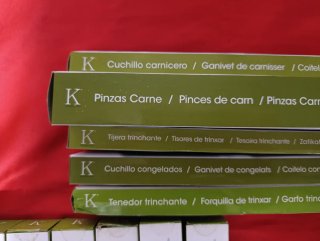 Cubertería K: Cuchillos, Tenedores y Pinzas