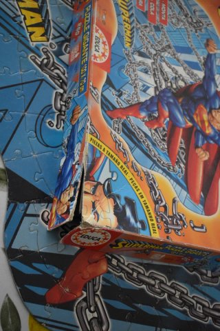 Puzzle Superman Educa 250 Piezas (Incompleto)