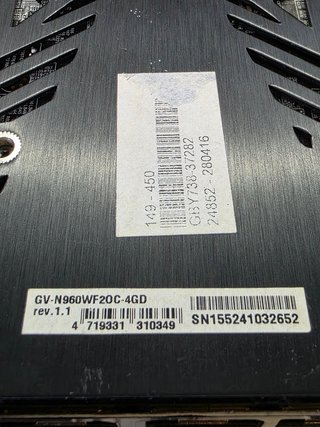 Gigabyte GTX 960 4GB GDDR5
