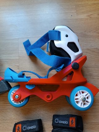 Patines infantiles Oxelo con protecciones