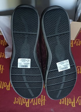 Zapatillas Clarks Borgoña/burdeos/granate