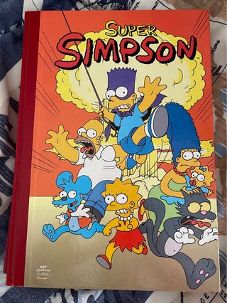 Comics Simpsons tapa dura y a color