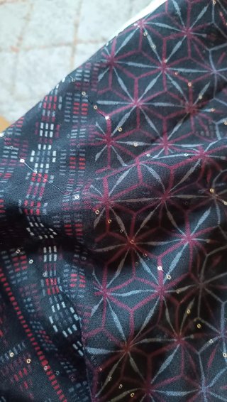 Pashmina Desigual. En tonos Morados