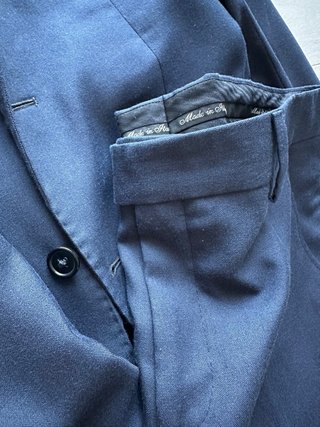 Completo uomo blu