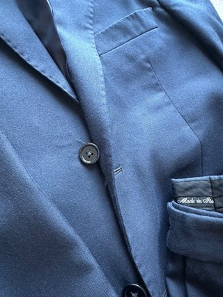 Completo uomo blu