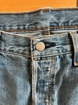 Levi's 501 Vintage W34 L30 Lavaggio Chiaro