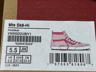 Zapatillas Vans Mte Sk8-Hi Rosa