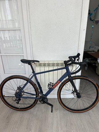 Gravel Triban RC120 Azul