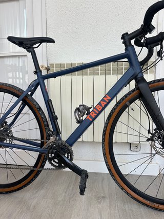 Gravel Triban RC120 Azul