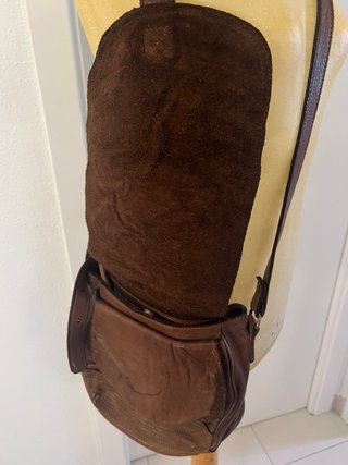 Bolso piel marrón IKKS