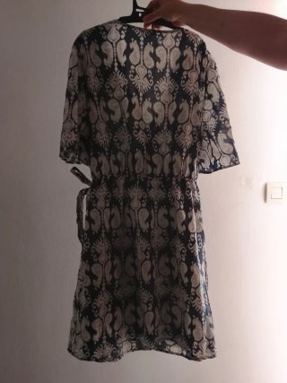 Vestido estampado paisley