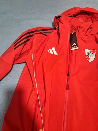 Chaqueta Cortavientos River Plate Adidas Roja