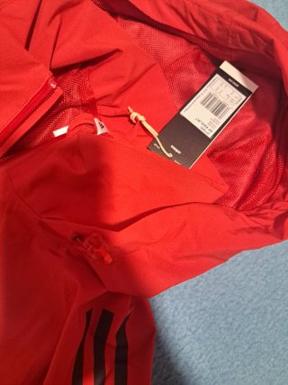 Chaqueta Cortavientos River Plate Adidas Roja