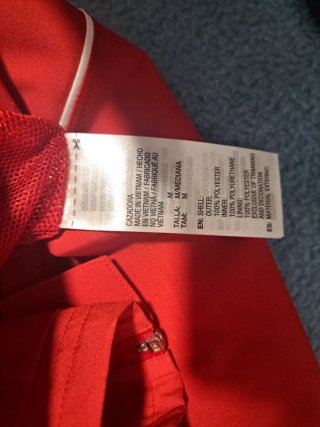 Chaqueta Cortavientos River Plate Adidas Roja