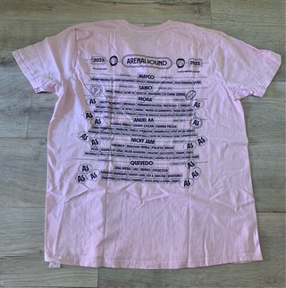 Camiseta Unisex Arenal Sound Talla Única Rosa