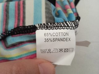 Vestito estivo multicolore con stampa  nastro vita