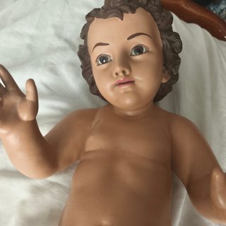 Bambino Gesù in Ceramica Vintage Anni '60
