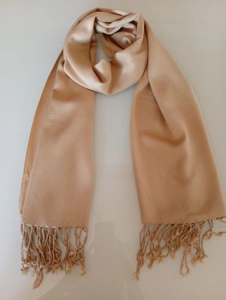 Pashmina beige punto Roma