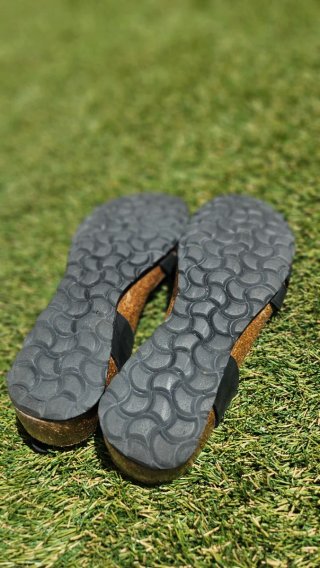 Sandalias negras Blogger de piel talla 39