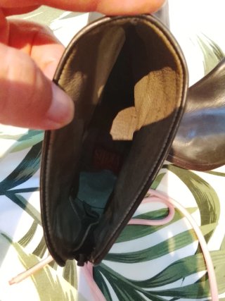 Botines de tacón marrón