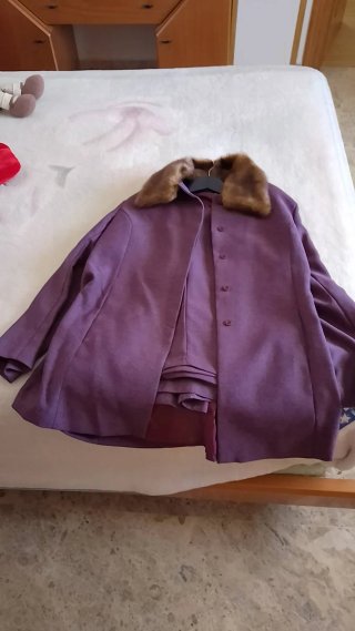 Traje chaqueta larga M/L punto
