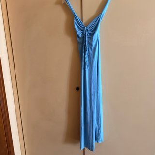 Camisón y Bata Azul Talla Única Fabricada por GOA