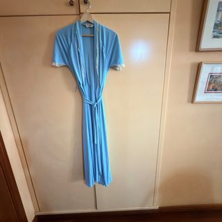 Camisón y Bata Azul Talla Única Fabricada por GOA