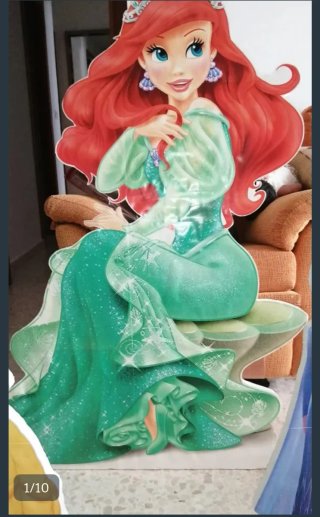 Figura Ariel Decoración Cumpleaños