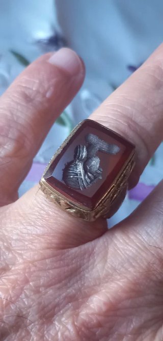 Anello sigillo antico afghano