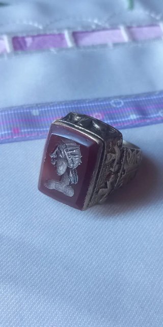 Anello sigillo antico afghano
