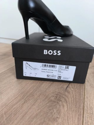 Zapatos tacón Boss mujer 38 negros