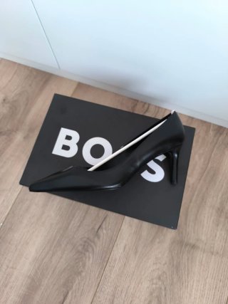 Zapatos tacón Boss mujer 38 negros