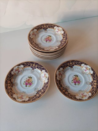 Piatti Petit Versailles in Porcellana - Set da 6