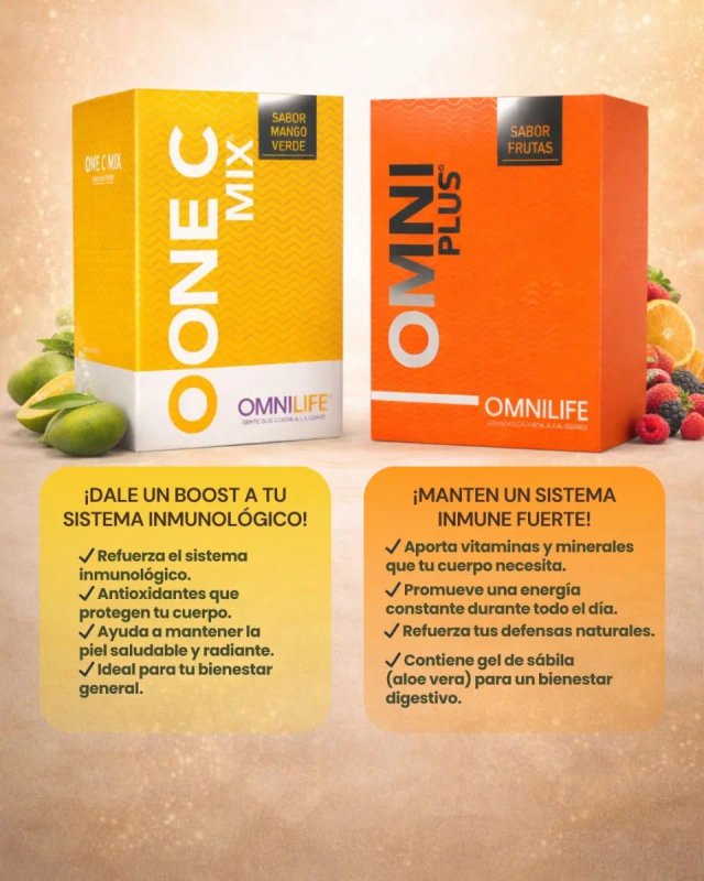Omni Plus Suplemento Inmunológico Sabor Frutas
