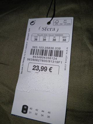 Pantalones Cortos Verdes Talla M