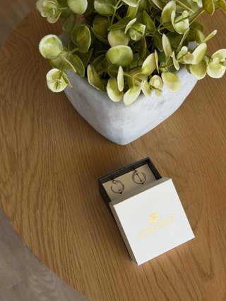 Pendientes oro blanco con diamantes