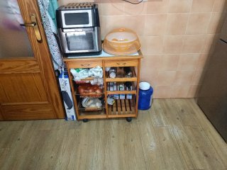 Muebles de cocina madera y metal