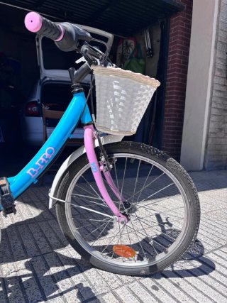 Bicicleta Infantil BH 20 Azul y Rosa