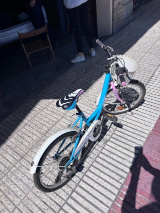 Bicicleta Infantil BH 20 Azul y Rosa