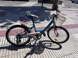 Bicicleta Infantil BH 20 Azul y Rosa