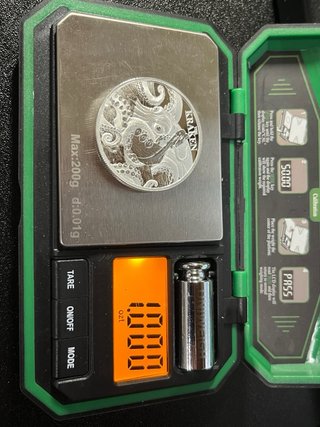 Moneda Plata Kraken 2026