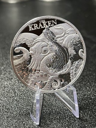 Moneda Plata Kraken 2026