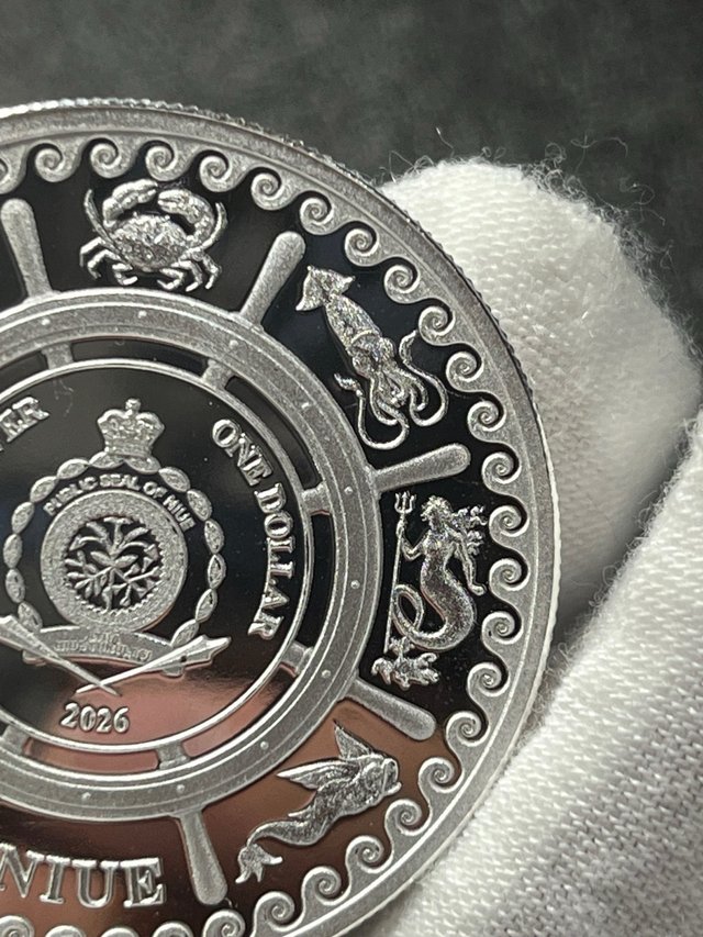 Moneda Plata Kraken 2026 1 onza