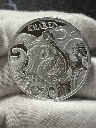 Moneda Plata Kraken 2026